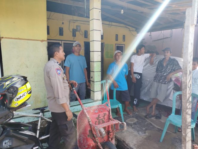 
 Sambang Aiptu Andi Rustan, Langkah Penting Untuk Menjaga Keamanan Desa