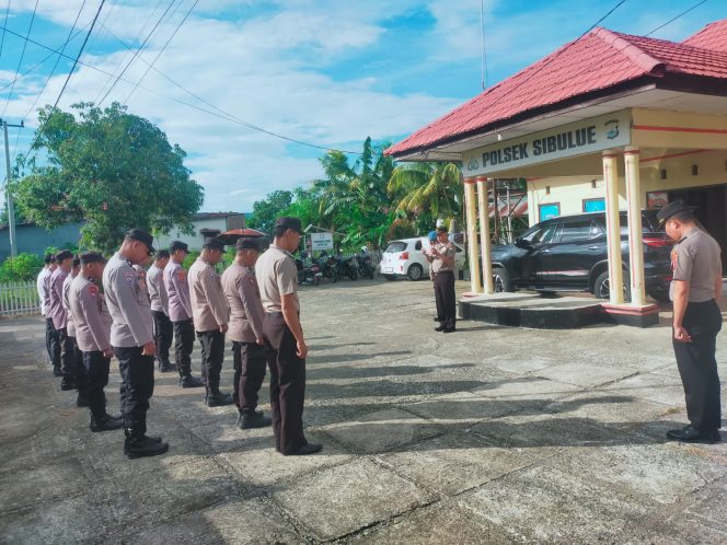 
 APP Kapolsek Sibulue Tekankan Personel Pertahankan Sikap Disiplin