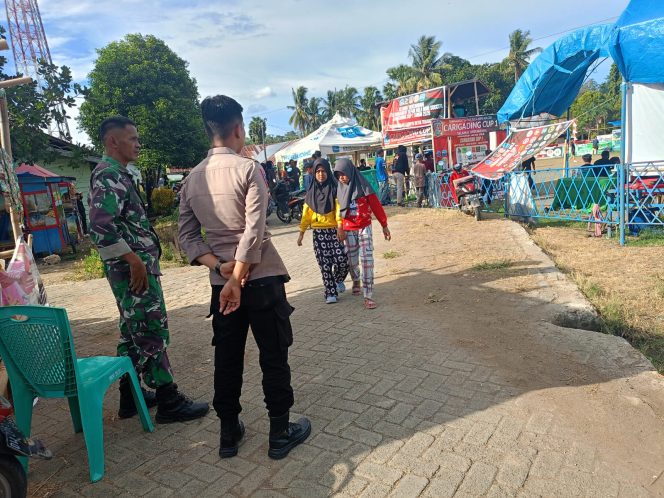 
 Personil Polsek Awangpone Melaksanakan Pengamanan Turnamen Carigading Cup I Tahun 2026