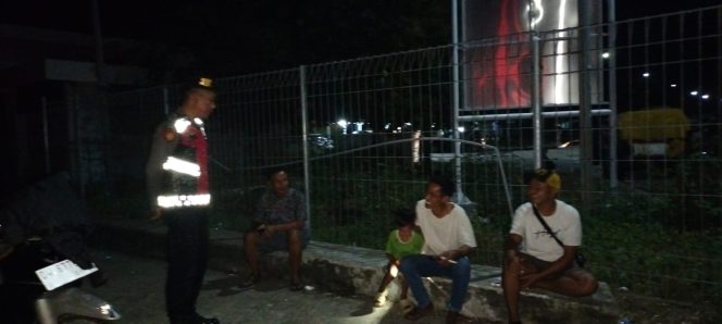 
 Patroli Biru, Cegah Balap Liar Dan Jaga Kamtibmas Kondusif