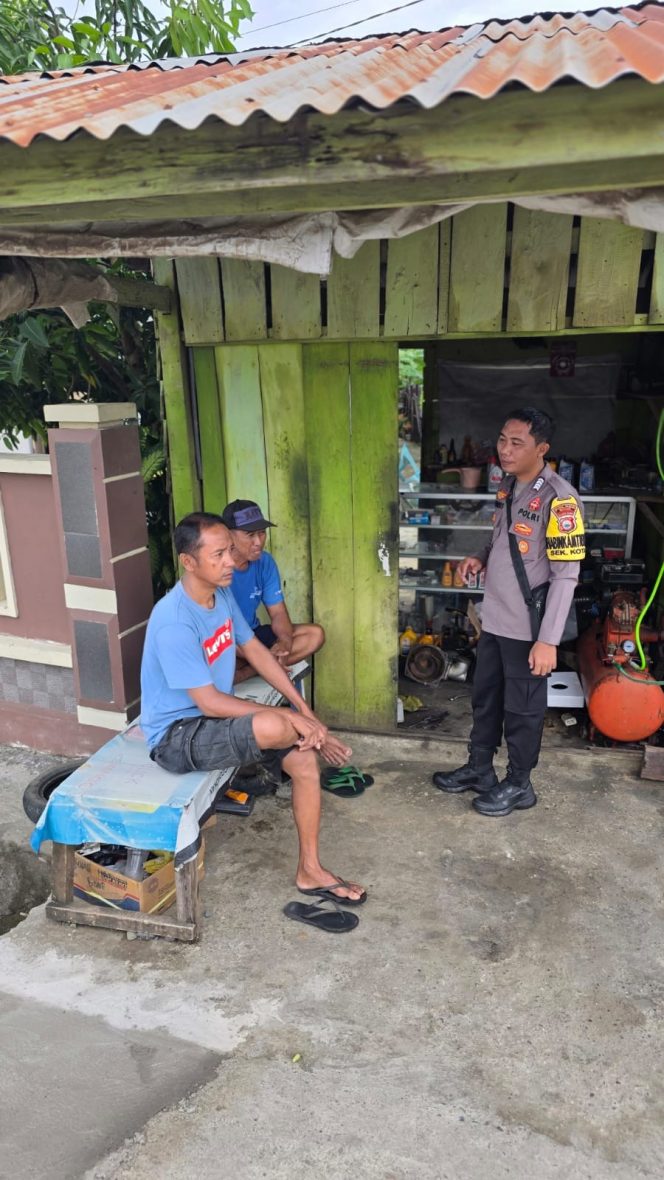 
 Door to Door System Bripka Andi Rusman Ciptakan Lingkungan Aman dan Kondusif