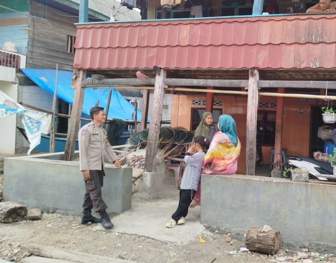 
 Aiptu Andi Rustan Membangun Kedekatan Bersama Warga Melalui Kegiatan Sambang Rutin