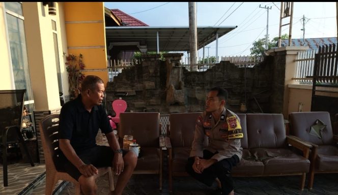 
 Door to Door System, Aiptu Muhammad Aras Patarai Jaga Kondusifitas Wilayah Binaan