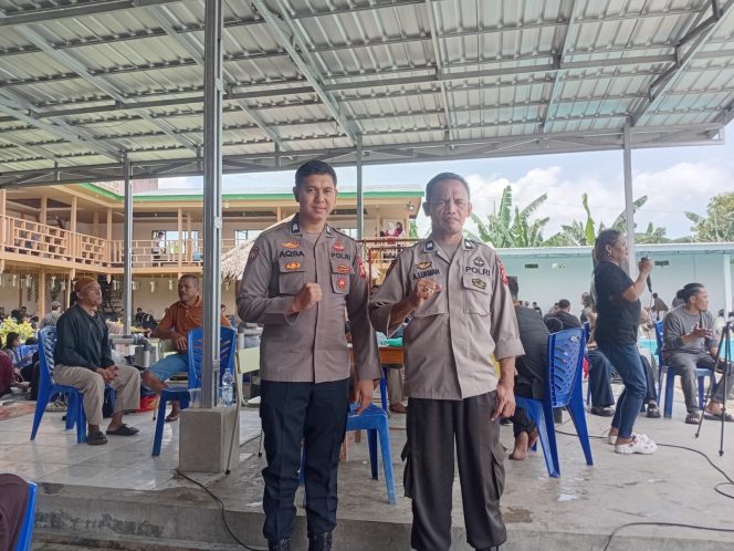 
 Polisi Siaga di Objek Wisata Kolam SI77E Pinra, Warga Berlibur dengan Aman