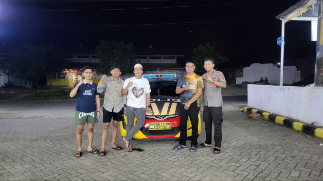 
 Rutin Patroli Biru ,Malam Hari  Demi Jaga Situasi Kamtibmas Dan Bali  Polsek Tonra, Polres Bone