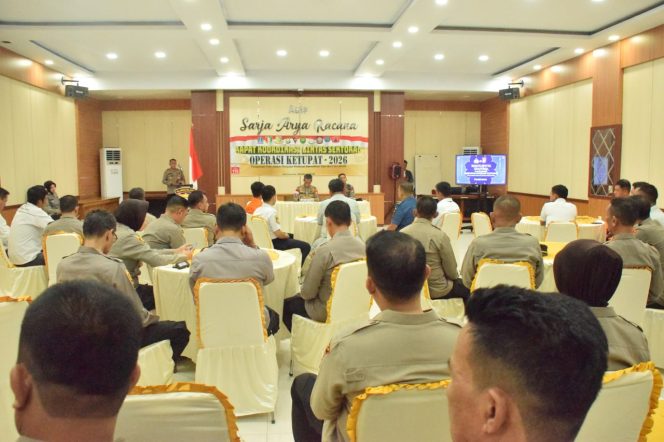 
 Polres Bone Gelar Rakor Lintas Sektoral Operasi Ketupat 2026, Pastikan Perayaan Idul Fitri 1447 H Berjalan Khidmat