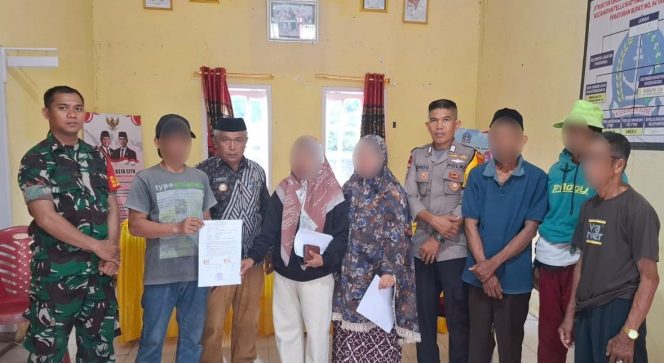 
 Bripka Idrus Bersinergi Bersama Pemerintah Kelurahan Otting Lakukan Mediasi Permasalahan Warga