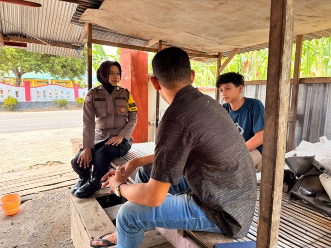 
 Bahas Kamtibmas dan Bangun Sinegri di Desa Binaan, Brigpol Citra Lakukan Sambang