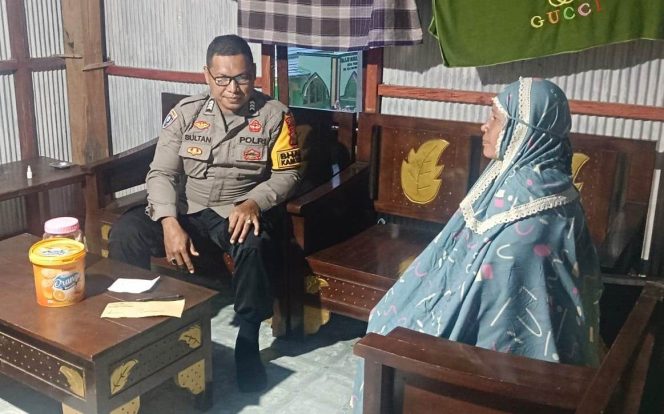 
 Sambang Brigpol Sultan di Desa Binaan, Sebagai Wujud Tanggungjawabnya Dalam Menjaga Kamtibmas