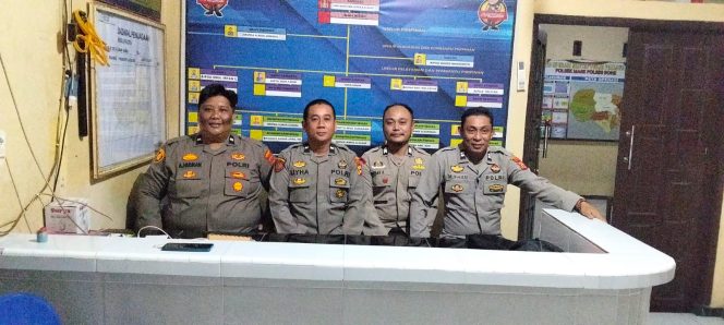
 CIPTAKAN SITUASI MAKO TETAP AMAN DAN KONDUSIF, POLSEK MARE SIAGA PENJAGAAN MALAM