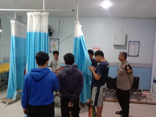 
 KA SPKT Ulaweng Datangi TKP Laka Lantas Libatkan Dua Sepeda Motor