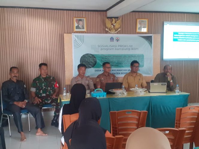 
 Kapolsek Ulaweng Hadiri Kegiatan Program Kampung Iklim di Desa Jompie