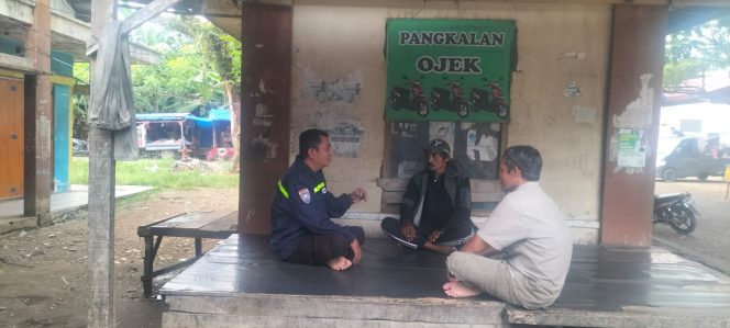
 Aiptu Ulpiadi Dorong Peran Komunitas Ojek Dalam Menjaga Keamanan Lingkungan