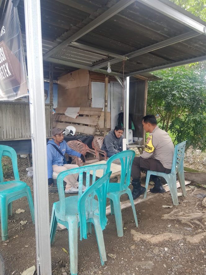 
 Satkamling Solidaritas Grab To Bone Dikunjungi Bhabinkamtibmas, Wujud Sinergitas Jaga Kamtibmas