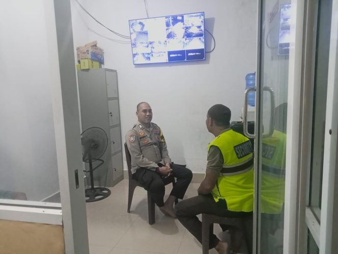 
 Perkuat Sinergi Keamanan Lingkungan, Bripka Wiwin Susanto Sambangi Security BTN Aruland Cabalu