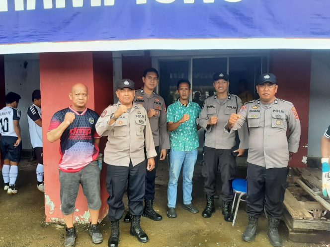 
 Polsek Tanete Riattang Perketat Pengamanan Lanjutan Bone Beramal Cup 2026