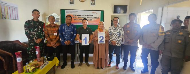 
 Kapolsek Ulaweng Hadiri Penentuan Penetapan Nomor Urut Calon Kades Antar Waktu Desa Lilina Ajangale
