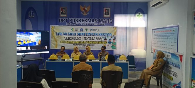 
 Kapolsek Mare Hadiri Lokakarya Mini Lintas Sektor UPT Puskesmas Mare
