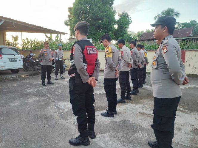 
 ‎Kapolsek Cenrana Pimpin Apel Siaga Pengamanan Menjelang Hari Raya Idul Adha 1447 H