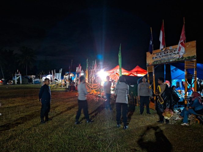 
 ‎Lanjutan PAM Perkemahan, Personil Polsek Palakka Pastikan Kamtibmas yang Kondusif