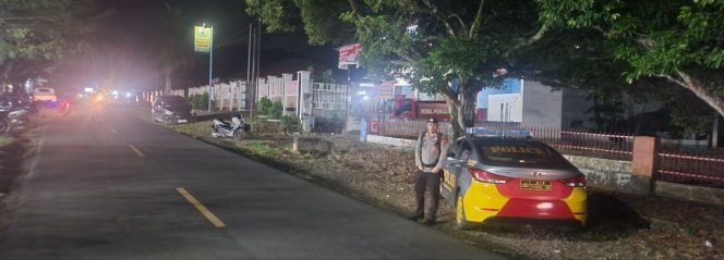 
 Tingkatkan Patroli Biru ,Malam Hari  Demi Jaga Situasi Kamtibmas  Polsek Tonra, Polres Bone