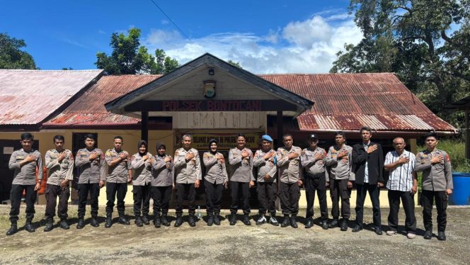 
 Kabag SDM Polres Bone Pimpin Asistensi Hari Pertama ke Empat Polsek Jajaran