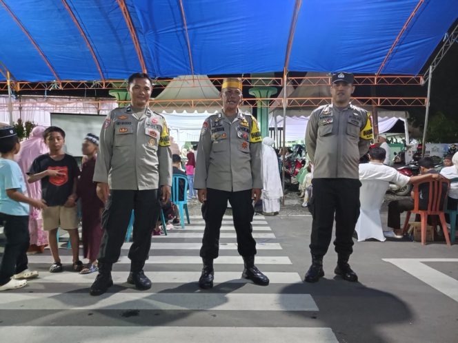
 Ceramah Takziah dan Doa Bersama Berlangsung Khidmat, Polisi Siaga Pengamanan