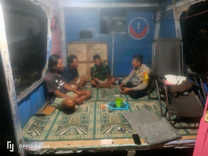 
 Konsisten Jaga Keamanan Wilayah, Aiptu Baso Halim Aktif Pantau Satkamling Warga