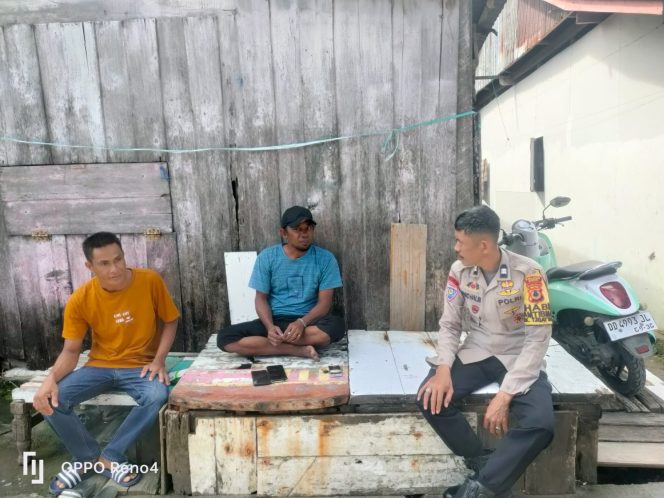 
 Jadi Garda Terdepan di Wilayah, Aiptu Baso Halim Aktif Bangun Kedekatan dengan Warga
