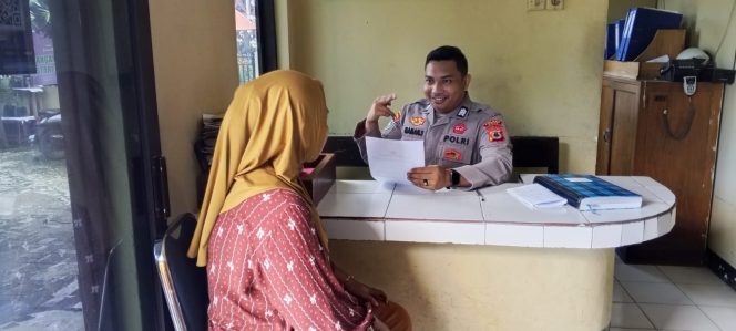 
 Polsek Tellu Siattinge Berikan Pelayanan Prima Terhadap Pengaduan Warga