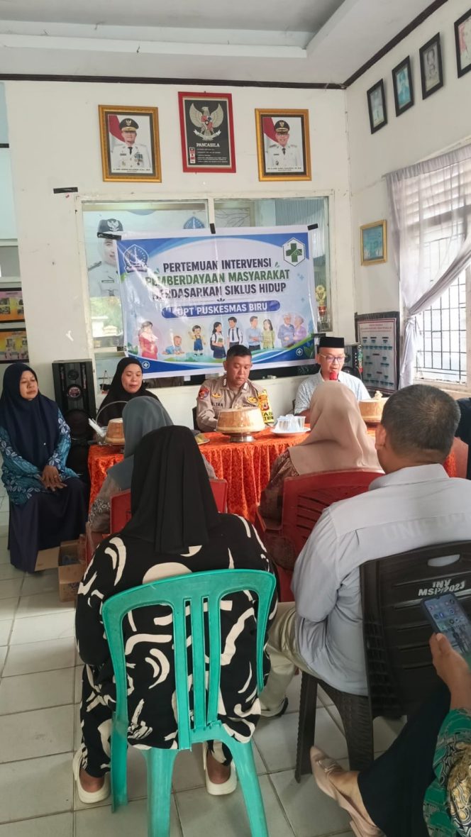 
 Wujud Kepedulian terhadap Warga, Bripka Sultan Dukung Program Berbasis Siklus Hidup