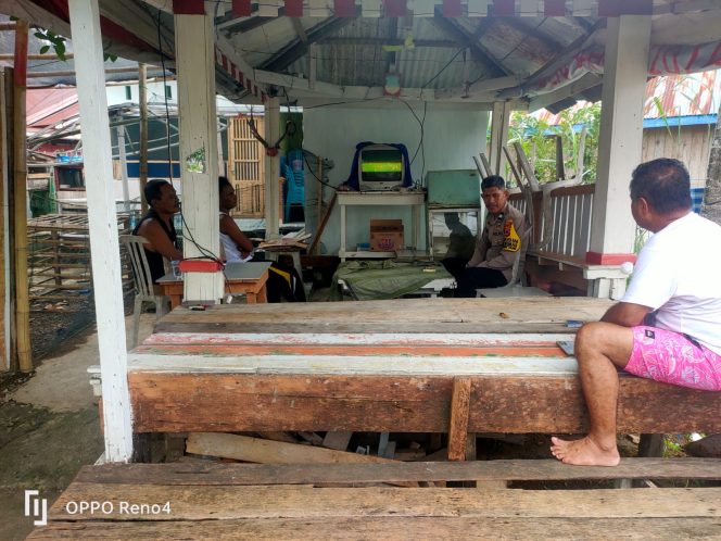 
 Pembina Satkamling Turun Langsung, Aiptu Baso Halim Motivasi Warga Jaga Kamtibmas