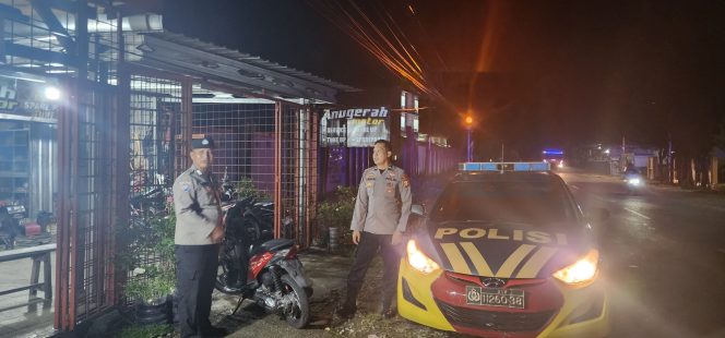 
 ‎Jaga Kamtibmas Tetap Kondusif, Personel Polsek Palakka Laksanakan Patroli Rutin