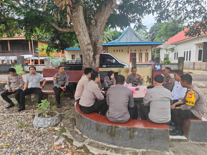 
 Kapolsek Awangpone Pimpin Kegiatan Anev Pekan Pertama Bulan Juni 2026