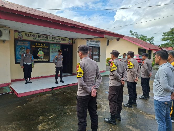 
 Kapolsek Mare Pimpin Apel Pagi, Tekankan Disiplin dan Pelayanan Humanis kepada Masyarakat