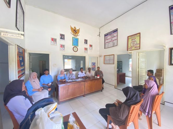 
 Bripka Nasrul Lakukan Pam ,Ta Lupa Titip Pesan Kamtibmas , Guna Cegah Kriminalitas, Polsek Tonra , Polres Bone