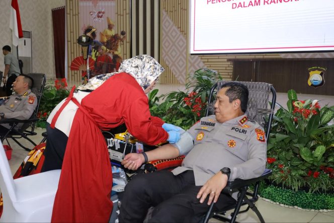 
 Polda Sulsel Kumpulkan 278 Kantong Darah dalam Aksi Donor Sambut Hari Bhayangkara ke-80