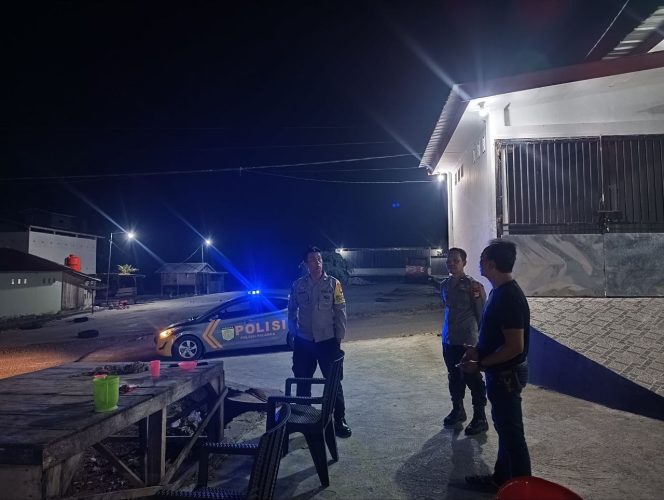 
 ‎Personel Polsek Palakka Perkuat Patroli Biru Demi Menjaga Kamtibmas Tetap Kondusif