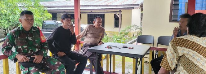 
 Bripka Nasrul Lakukan Pam ,Ta Lupa Titip Pesan Kamtibmas , Guna Cegah Kriminalitas, Polsek Tonra , Polres Bone