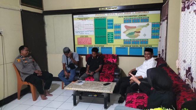 
 Kapolsek Lamuru Berikan Edukasi dan Pembinaan kepada Anak Pengguna Knalpot Brong yang Dikeluhkan Warga