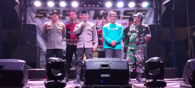 
 KAPOLSEK BAREBBO HADIRI ANNIVERSARY 1 TAHUN FAMILY TRUCK BONE, AJAK PESERTA JAGA KAMTIBMAS DAN PERSAUDARAAN