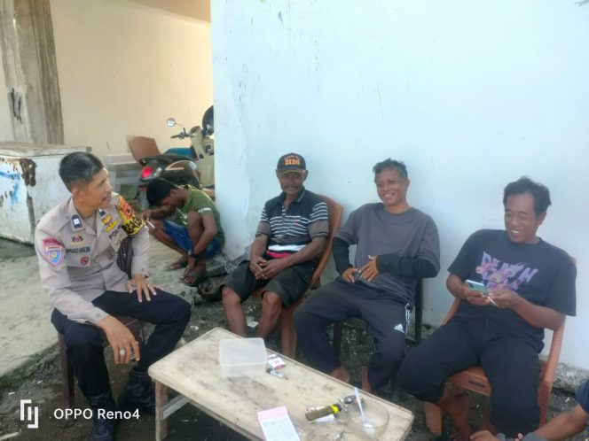 
 Aiptu Baso Halim Pererat Kemitraan dengan Warga Melalui Kegiatan DDS di Kelurahan Bajoe
