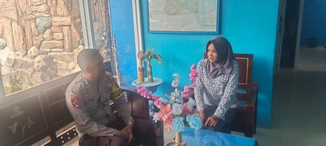 
 Sambang Humanis Bripka Sultan, Wujudkan Kamtibmas Kondusif di Kelurahan Biru,