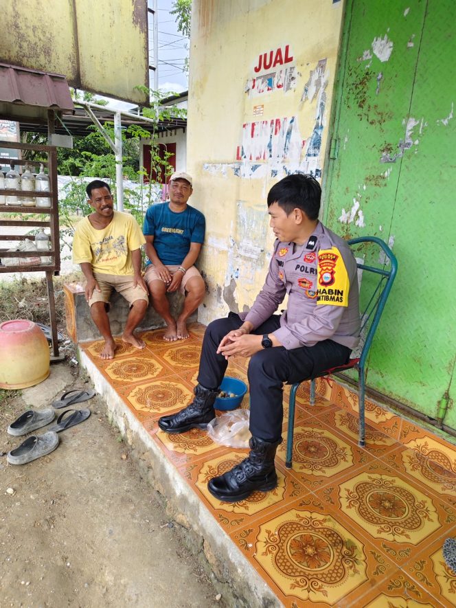 
 Aipda Tenri Lesang Intensifkan Sambang Door to Door, Wujudkan Kamtibmas yang Kondusif