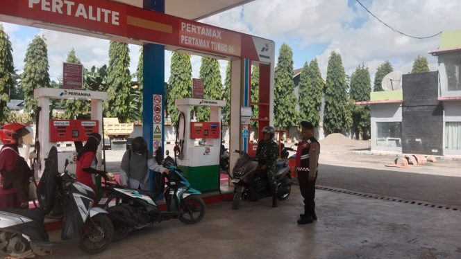 
 Kanit Samapta Polsek Ulaweng Lakukan Patroli di Lokasi Objek Vital