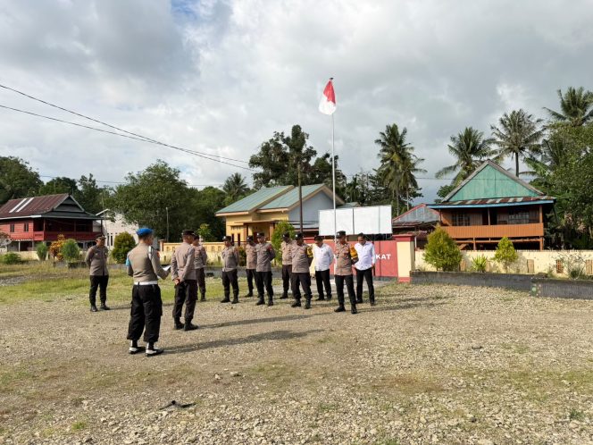 
 ‎Kapolsek Awangpone Tekankan Personel Tingkatkan Pengawasan Ruang Tahanan