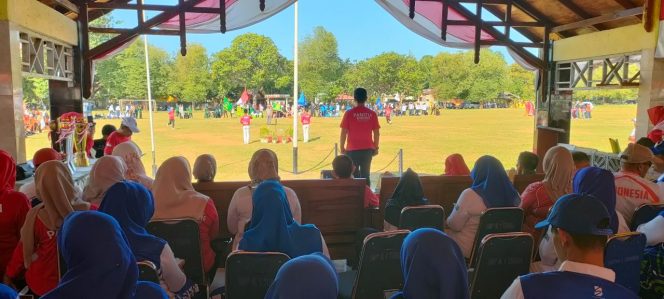 
 GIAT UPACARA  PEMBUKAAN PORSENI DALAM RANGKA HUR RI KE 81  DI KECAMATAN TONRA   KAB. BONE