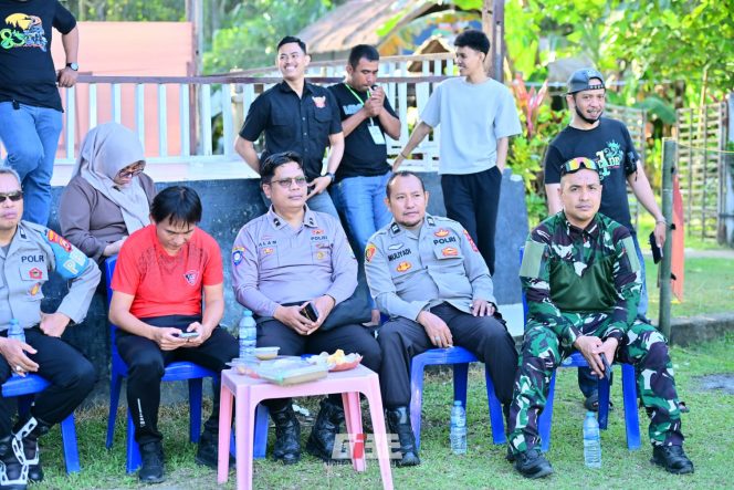 
 Personel Polsek Barebbo Amankan Pertandingan Turnamen Minisoccer Lamellong Cup II Tahun 2026