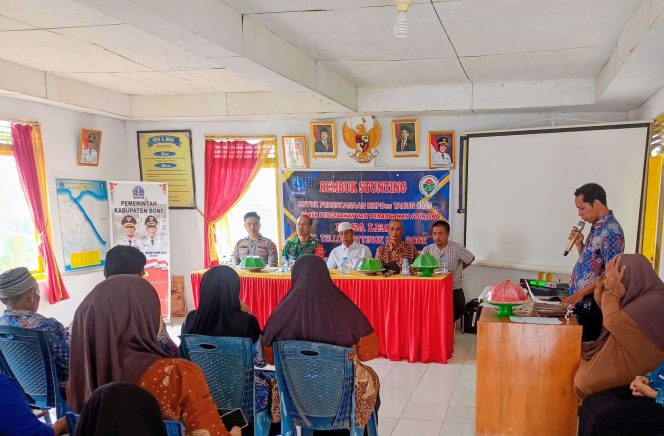 
 Briptu Aswar Hadiri Rembuk Stunting dan Musyawarah Penyusunan RKPDes Desa Lea