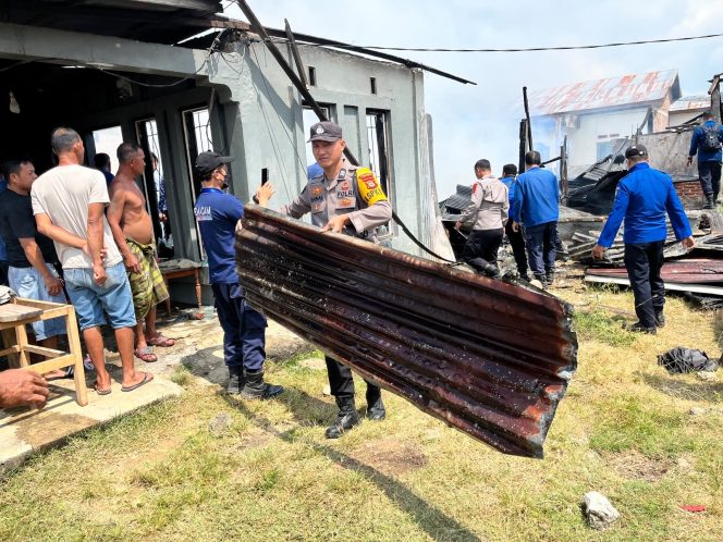
 Kebakaran Rumah Semi Permanen di Panyula, Polisi Pastikan Penanganan Berjalan Aman